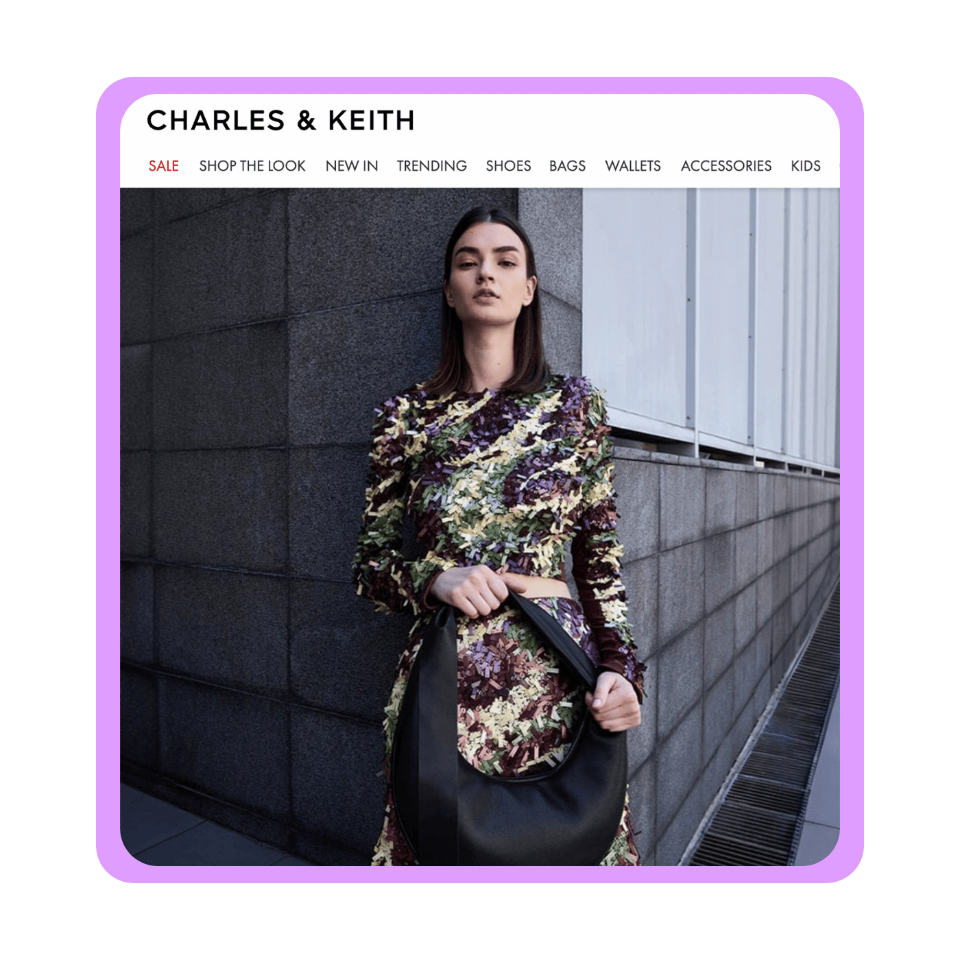 Charles & Keith Website visual 
